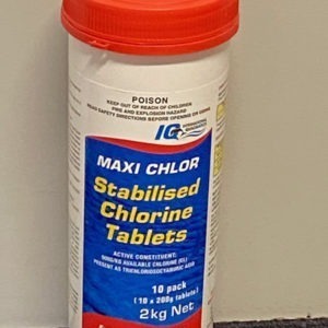 Stabilised Pool Chlorine Tablets – 200gm